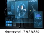 business  augmented reality ... | Shutterstock . vector #728826565