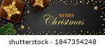 christmas banner with brown... | Shutterstock .eps vector #1847354248