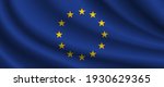 europian union flag vector... | Shutterstock .eps vector #1930629365