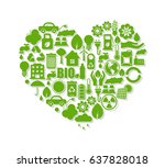 ecology icons | Shutterstock .eps vector #637828018