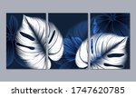 set of 3 canvases for wall... | Shutterstock .eps vector #1747620785