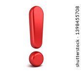 3d Exclamation Mark Isolated On ...