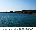 blue sea beautiful landscape... | Shutterstock . vector #1838128645