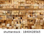 Lumber In Sawmill  Ends Of...