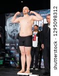 Small photo of New York, NY - January 25, 2019: Adam Kownacki attends official weigh-in for WBA World Welterweight Championship at Barclays Center