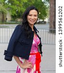 Small photo of New York, NY - May 15, 2019: Wendi Deng Murdoch arrives at the Statue Of Liberty Museum Opening Celebration at Battery Park