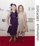 Small photo of NEW YORK, NY - APRIL 20, 2014: Eva Grace Kellner and Brynne Norquist attend premiere Every Secret Thing movie during 2014 Tribeca Film Festival at BMCC Tribeca PAC