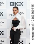 Small photo of New York, NY - June 13, 2022: Antonia Gentry attends premiere of "Cha Cha Real Smooth" during Tribeca Film Festival at BMCC