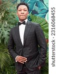 Small photo of Corey Hawkins attends 76th Annual Tony Awards at United Palace Theatre in New York on June 11, 2023