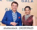 Small photo of Brian Stokes Mitchell and Allyson Tucker attend the Roundabout Theatre Company 2024 Gala at The Ziegfeld Ballroom in New York on March 4, 2024