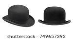 Two Stylish Black Bowler Hat...