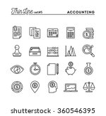 accounting  business statistics ... | Shutterstock .eps vector #360546395