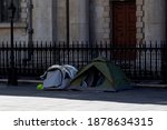 Tents Of Homeless People In The ...