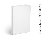 blank vertical softcover book... | Shutterstock .eps vector #228790798