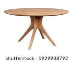 Round Wooden Retro Table....