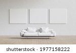 large interior with three blank ... | Shutterstock . vector #1977158222