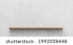 wooden shelf over grunge ... | Shutterstock . vector #1992058448