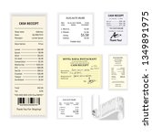 cash receipts  colorful poster... | Shutterstock . vector #1349891975