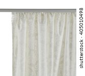 fragment of the curtain with... | Shutterstock . vector #405010498