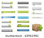 website download buttons | Shutterstock .eps vector #63961981