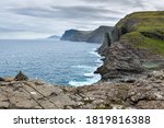 Sorvagsvatn Lake Cliffs   Faroe ...