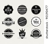 collection of premium quality... | Shutterstock .eps vector #90190477