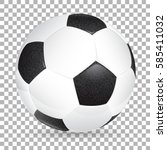 high detailed realistic soccer... | Shutterstock .eps vector #585411032