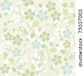 Flower Seamless Pattern With...