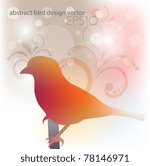 abstract vector bird background