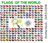 set of flags of world sovereign ... | Shutterstock . vector #269213348