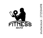 man of fitness silhouette... | Shutterstock .eps vector #272534498