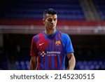 Small photo of BARCELONA - DEC 8: Marcenio in action at the Primera Division LNFS match between FC Barcelona Futsal and Movistar Inter at the Palau Blaugrana on December 8, 2021 in Barcelona, Spain.