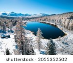 Kidelu Lake In Altai Mountains  ...