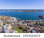 Aerial View Of Marblehead Town...