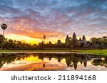 Status Silhouette Of Angkor Wat ...