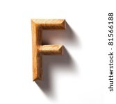 Letter F From Wood Ice-cream Free Stock Photo - Public Domain Pictures