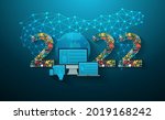 2022 new year business... | Shutterstock .eps vector #2019168242