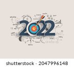 2022 new year target audience... | Shutterstock .eps vector #2047996148