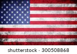 grunge usa flag | Shutterstock . vector #300508868