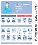 coronavirus 2019 ncov... | Shutterstock .eps vector #1687367968