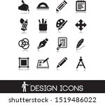 drawing objects and design... | Shutterstock .eps vector #1519486022