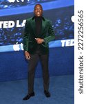 Small photo of LOS ANGELES - MAR 07: Moe Jeudy-Lamour arrives for OTed LassoO Season 3 premiere on March 07, 2023 in Westwood, CA