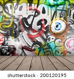 Graffiti On Wall  Eps 10