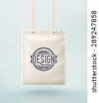 Tote Bag For Design  Eps 10