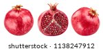 Pomegranate Collection Isolated ...