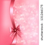 Holiday Pink Background With...