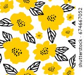 seamless repeat pattern with... | Shutterstock .eps vector #674667052