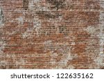 Old Brick Wall In A Background...