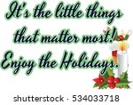 christmas wishes message on... | Shutterstock .eps vector #534033718