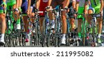 Muscular Legs Of Cyclists Who...